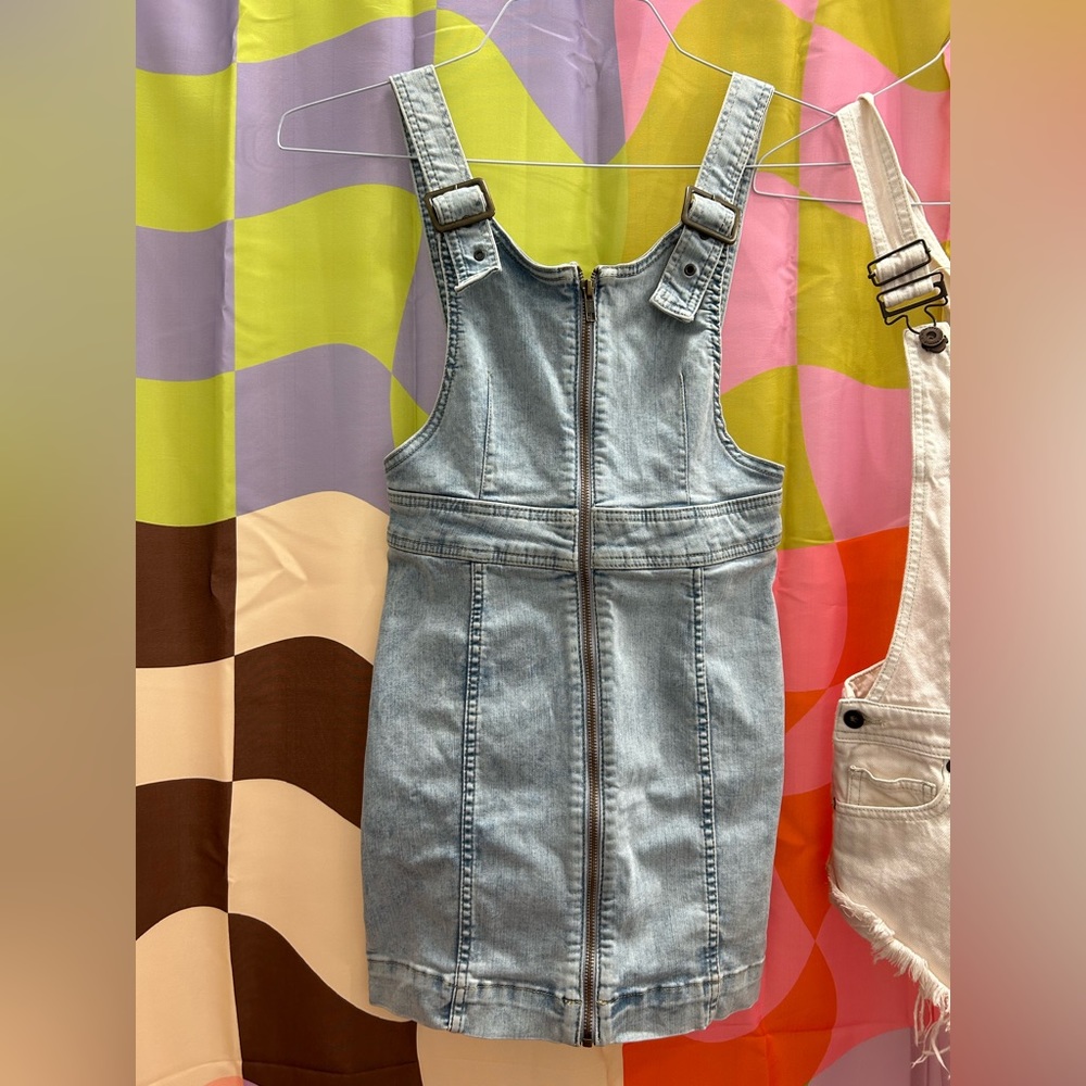 Free people skirtall skirt overall jean